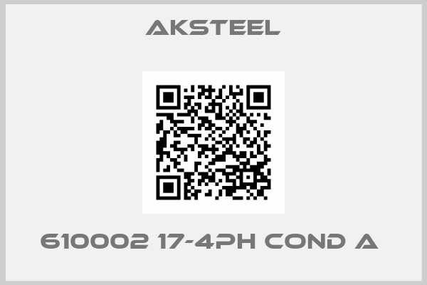 Aksteel-610002 17-4PH COND A 