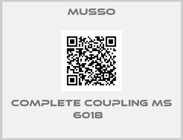 Musso-Complete coupling MS 6018  