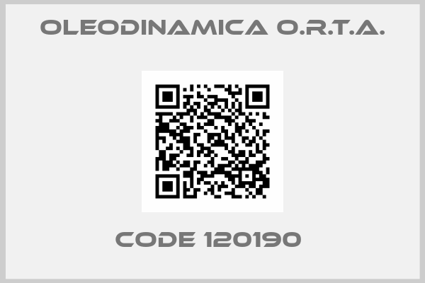 Oleodinamica O.R.T.A.-CODE 120190 