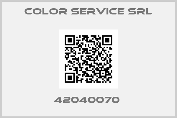 Color Service Srl-42040070 