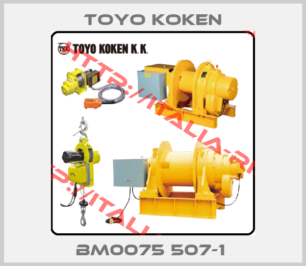 Toyo Koken- BM0075 507-1 