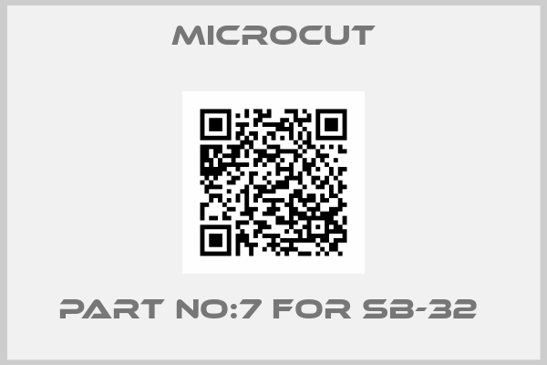 Microcut-PART NO:7 FOR SB-32 