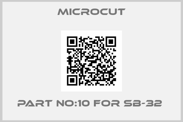 Microcut-PART NO:10 FOR SB-32 