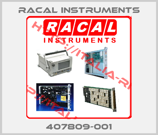 RACAL INSTRUMENTS-407809-001