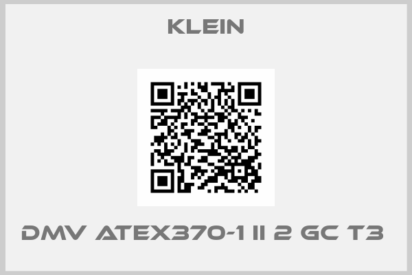 Klein- DMV ATEX370-1 II 2 GC T3 