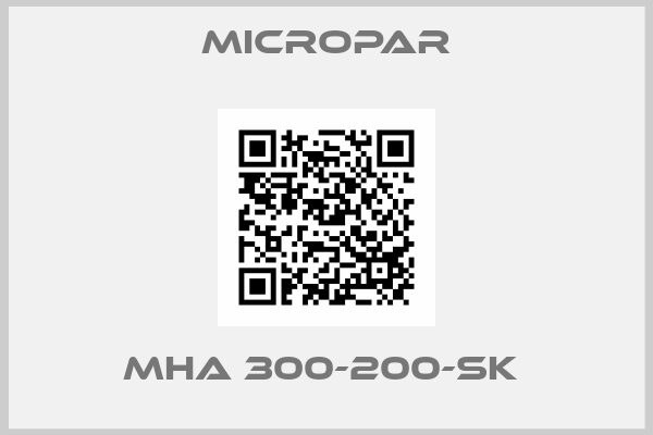 micropar-MHA 300-200-SK 
