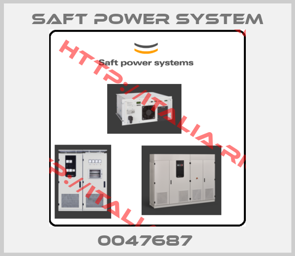 SAFT POWER SYSTEM-0047687 