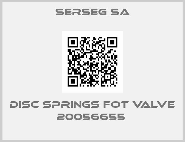 Serseg SA-disc springs fot valve 20056655 
