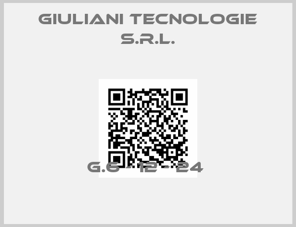 GIULIANI TECNOLOGIE S.R.L.-G.6 - 12 - 24 