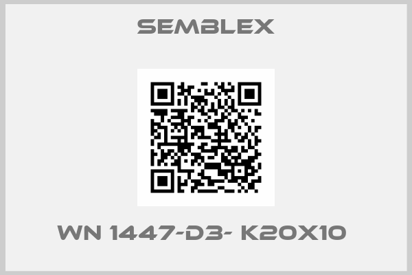 Semblex-WN 1447-d3- K20x10 