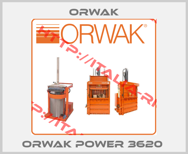 ORWAK-ORWAK POWER 3620 