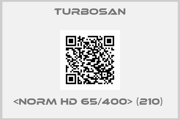 Turbosan-<NORM HD 65/400> (210) 