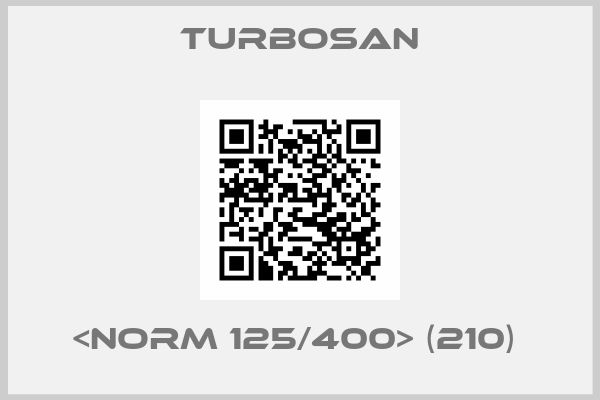Turbosan-<NORM 125/400> (210) 