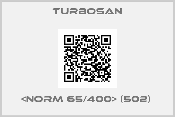 Turbosan-<NORM 65/400> (502) 
