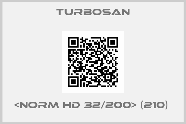 Turbosan-<NORM HD 32/200> (210) 