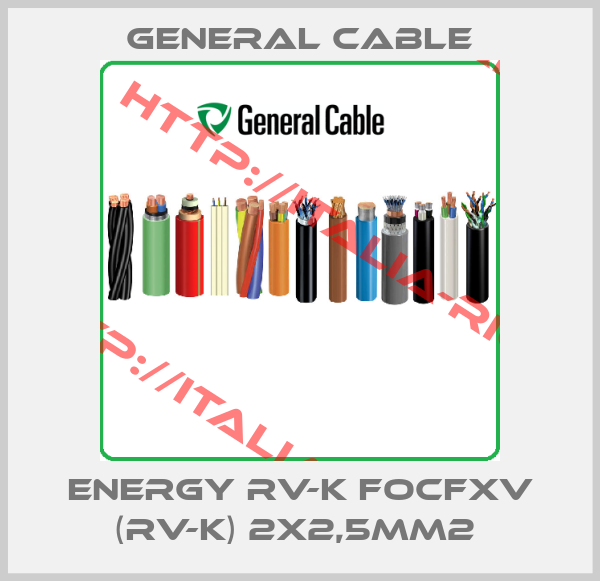 General Cable- ENERGY RV-K FOCFXV (RV-K) 2x2,5mm2 