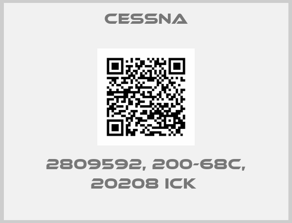 Cessna-2809592, 200-68c, 20208 ICK 