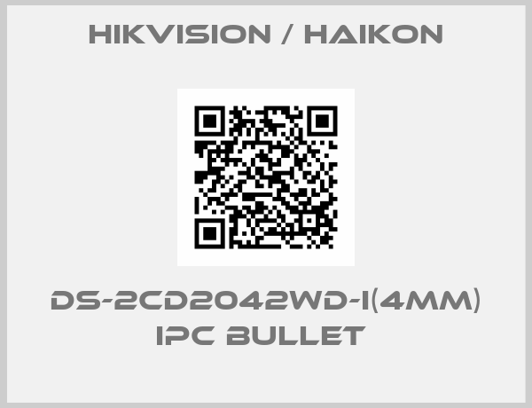Hikvision / Haikon-DS-2CD2042WD-I(4mm) IPC Bullet 