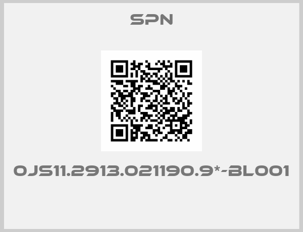 Spn-0JS11.2913.021190.9*-BL001 