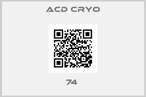 Acd Cryo-74 