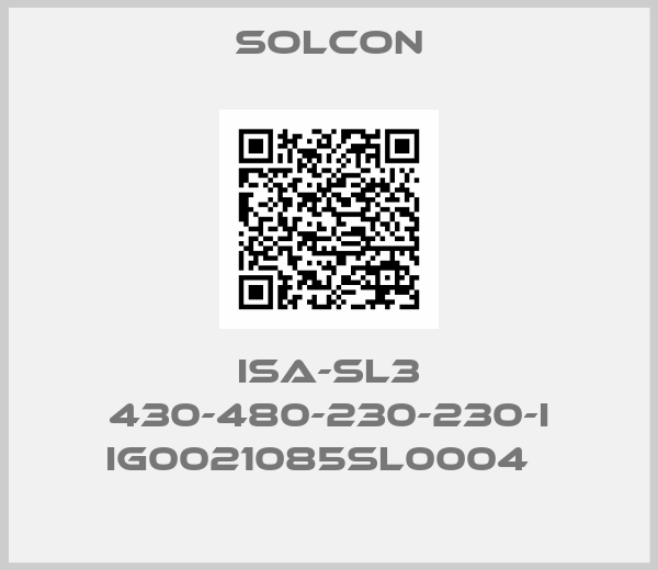 SOLCON-ISA-SL3 430-480-230-230-I IG0021085SL0004  