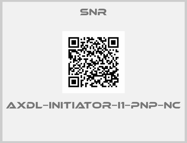 Snr-AXDL−INITIATOR−I1−PNP−NC 