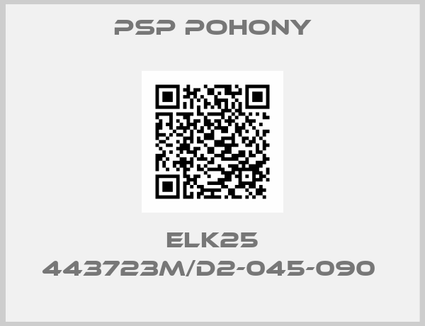 PSP Pohony-ELK25 443723M/D2-045-090 