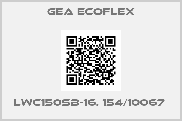 GEA Ecoflex-LWC150SB-16, 154/10067 