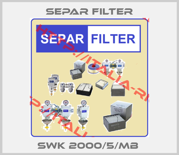 Separ Filter-Swk 2000/5/MB 
