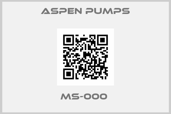 ASPEN Pumps-MS-000 