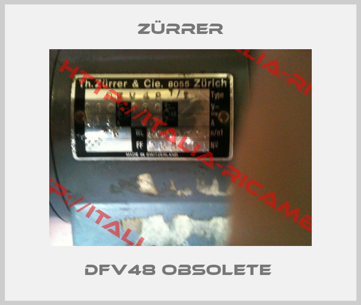 Zürrer-DFV48 obsolete 