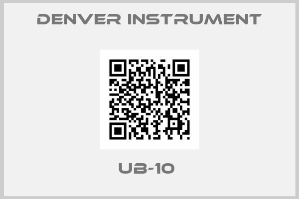 Denver instrument-UB-10 