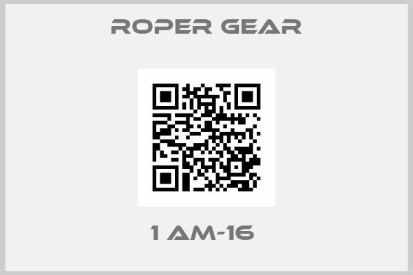 Roper gear-1 AM-16 