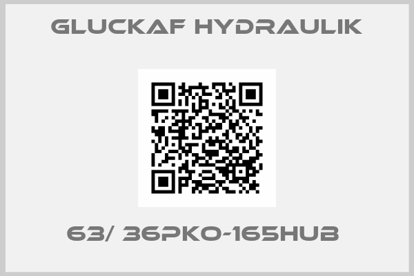 GLUCKAF HYDRAULIK-63/ 36PKO-165HUB 