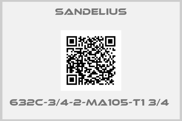 Sandelius-632C-3/4-2-MA105-T1 3/4 