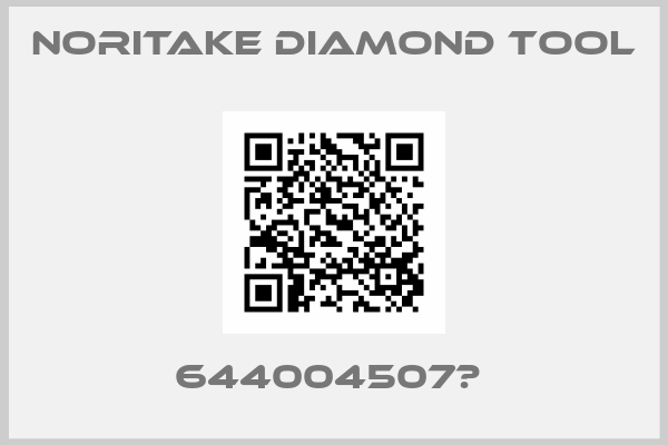 NORITAKE diamond Tool-644004507Р 