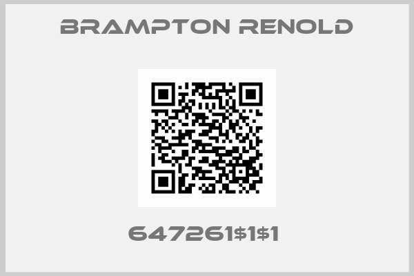 Brampton Renold-647261$1$1 
