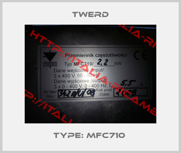TWERD-type: MFC710 