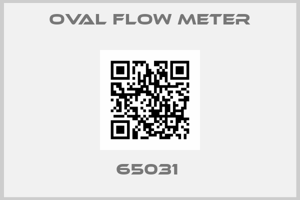 OVAL flow meter-65031 