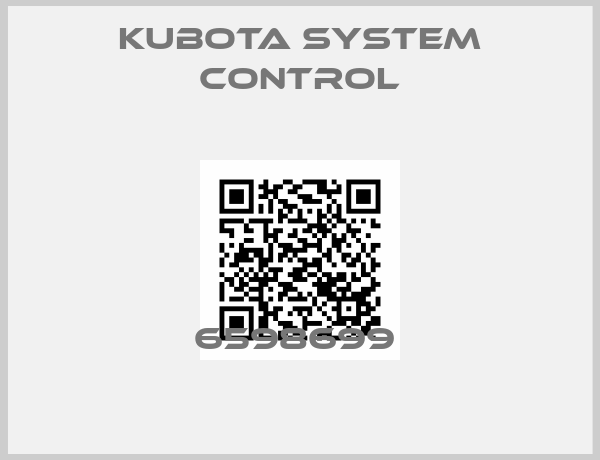 Kubota System Control-6598699 