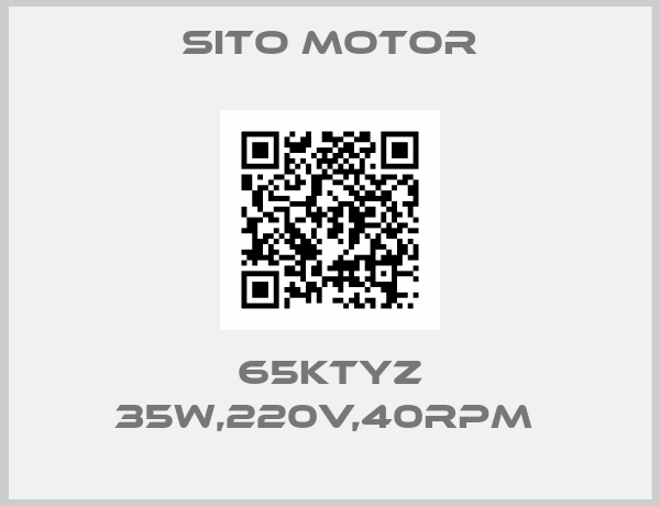 Sito Motor-65KTYZ 35W,220V,40RPM 