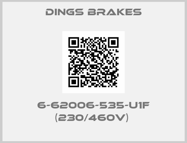 Dings Brakes-6-62006-535-U1F (230/460V) 
