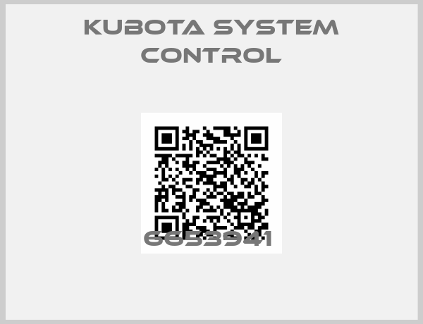 Kubota System Control-6653941 