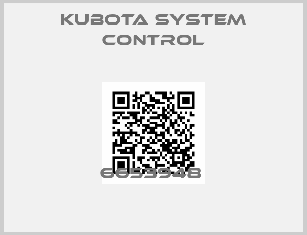 Kubota System Control-6653948 