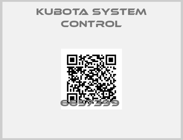 Kubota System Control-6657399 