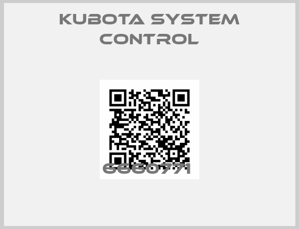 Kubota System Control-6660771 