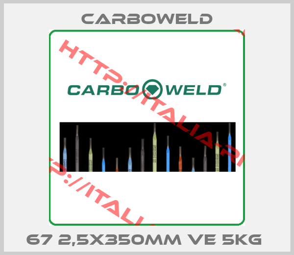 CARBOWELD-67 2,5X350MM VE 5KG 