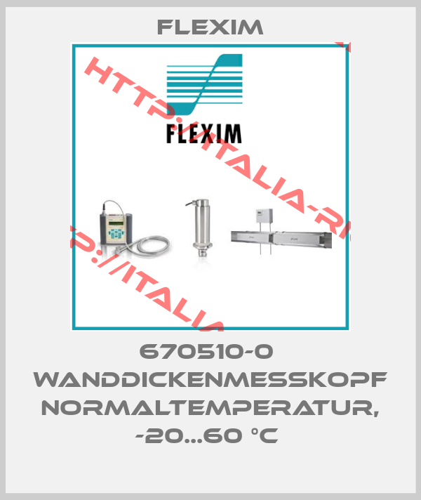 Flexim-670510-0  WANDDICKENMESSKOPF NORMALTEMPERATUR, -20...60 °C 