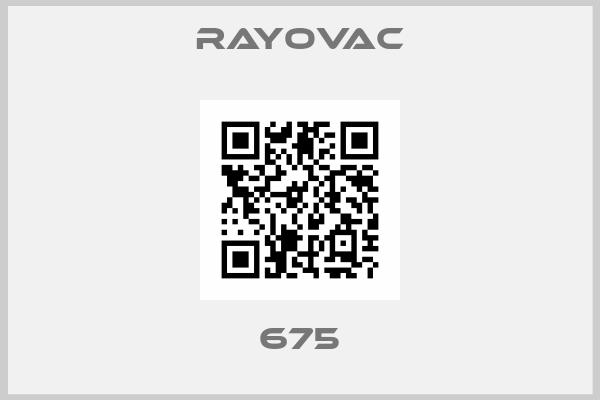 Rayovac-675