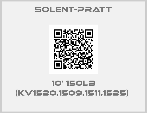 Solent-Pratt-10' 150LB (KV1520,1509,1511,1525) 
